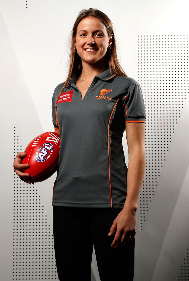 AFL 2016 Media - NAB AFLW Draft Nicola Barr was selected with pick No.1 by the Giants - ${keywords}